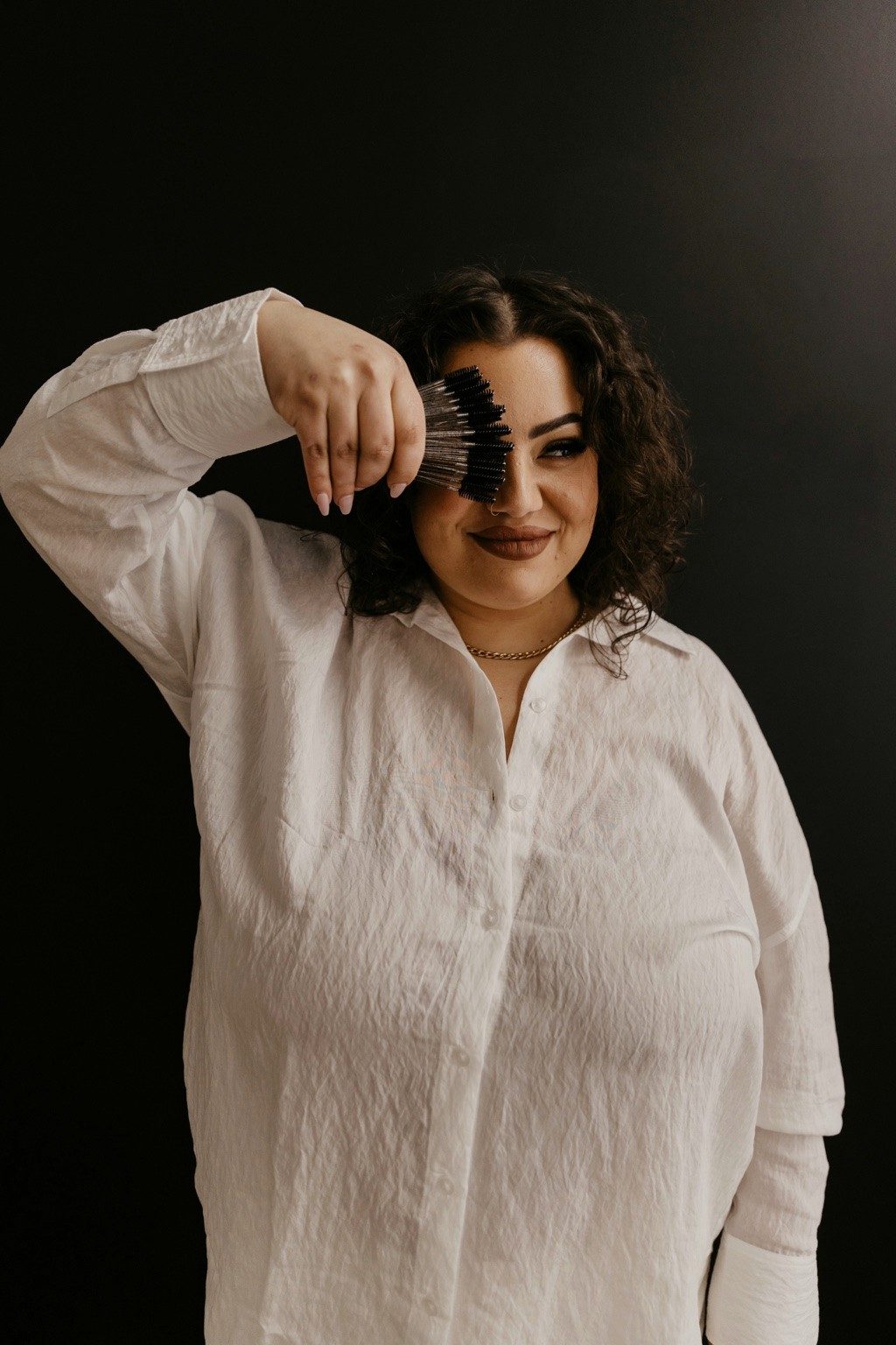Char, founder portrait, editorial beauty photo